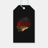 Deutsche Flagge Geschenkanhänger (Rückseite)