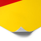Deutsche Flagge Geschenke Poster (Ecke)