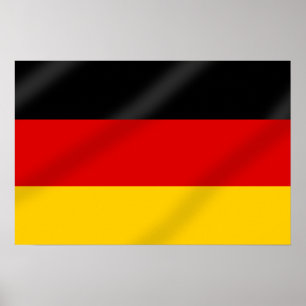 Deutsche Flagge Geschenke Poster