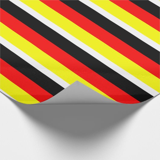 Deutsche Flagge Geschenkpapier (Ecke)