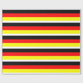 Deutsche Flagge Geschenkpapier (Flach)