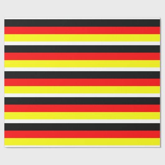 Deutsche Flagge Geschenkpapier (Flach)