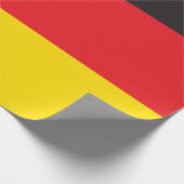 Deutsche Flagge Geschenkpapier (Ecke)