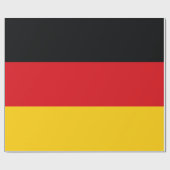 Deutsche Flagge Geschenkpapier (Flach)