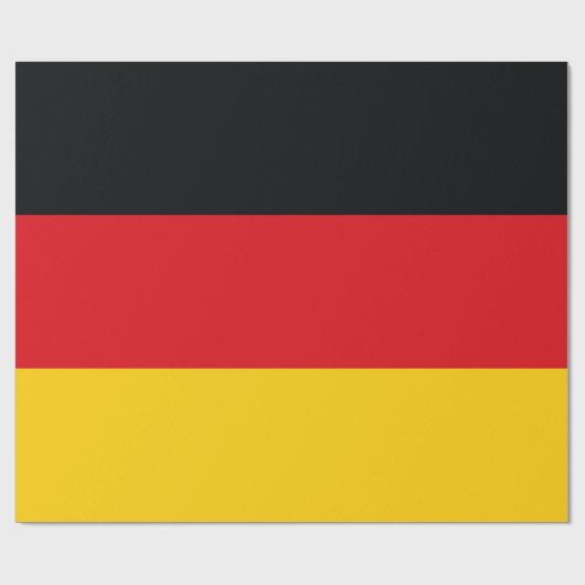Deutsche Flagge Geschenkpapier (Flach)