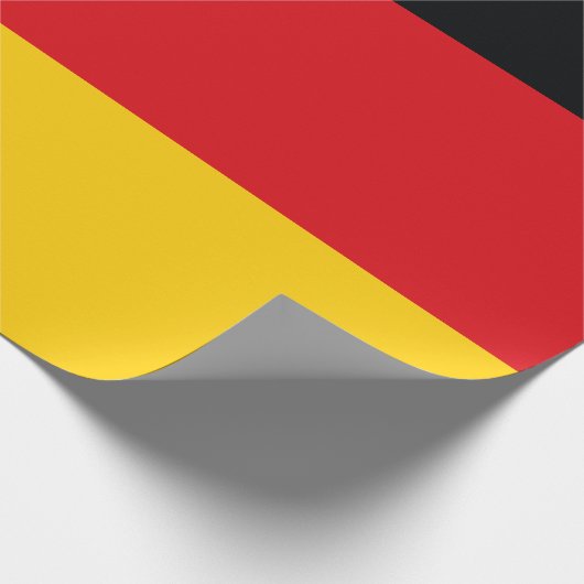 Deutsche Flagge Geschenkpapier (Ecke)