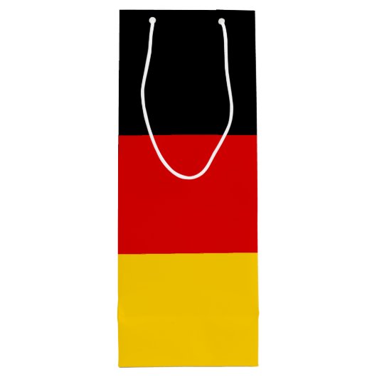Deutsche Flagge Geschenktüte Für Weinflaschen (Rückseite)