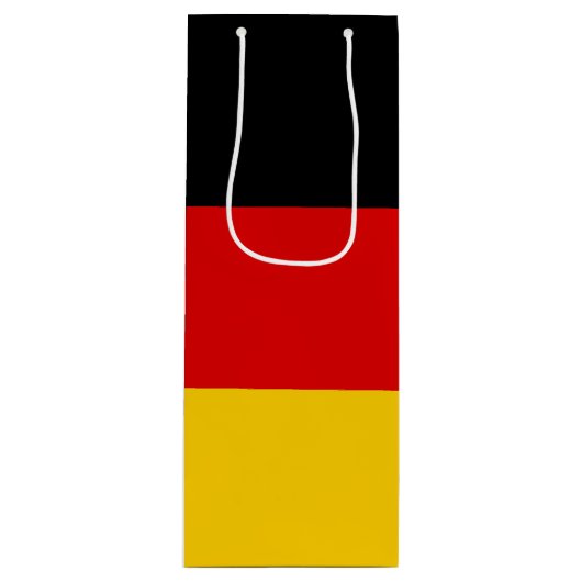 Deutsche Flagge Geschenktüte Für Weinflaschen (Vorderseite)