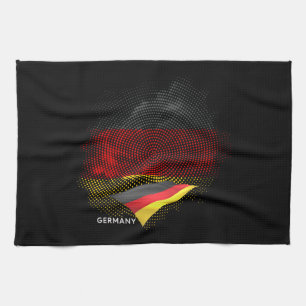 Deutsche Flagge Geschirrtuch