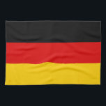 Deutsche Flagge Geschirrtuch<br><div class="desc">Die Nationalflagge Deutschlands.</div>