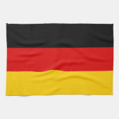 Deutsche Flagge Geschirrtuch (Horizontal)