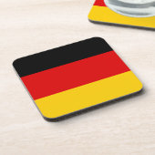 Deutsche Flagge Getränkeuntersetzer (Linke Seite)
