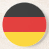 Deutsche Flagge Getränkeuntersetzer (Vorne)