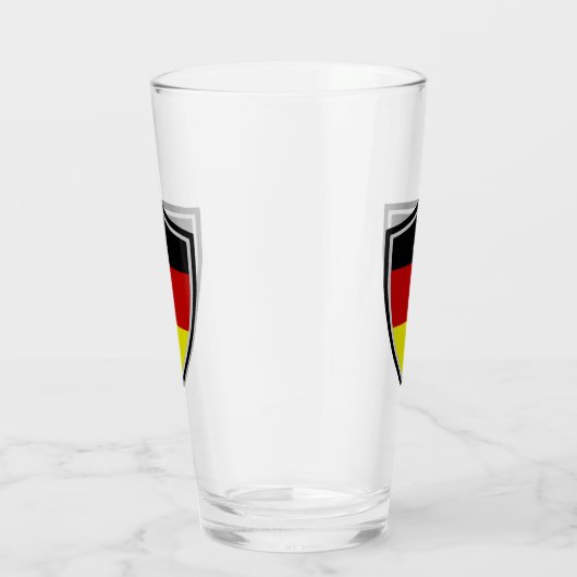 Deutsche Flagge Glas (Rechts)
