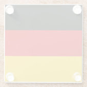 Deutsche Flagge Glasuntersetzer (Rückseite)