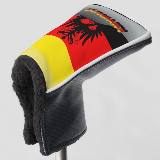 Deutsche Flagge Golf Headcover (3/4 Vorderseite)