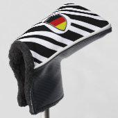 Deutsche Flagge Golf Headcover (3/4 Vorderseite)