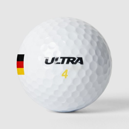 Deutsche Flagge Golfball (Logo)