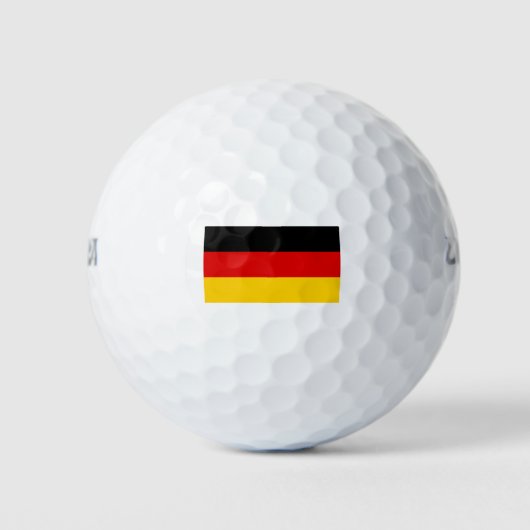 Deutsche Flagge Golfball (Vorderseite)