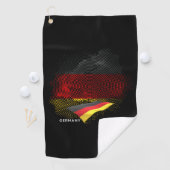 Deutsche Flagge Golfhandtuch (Insitu)