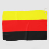 Deutsche Flagge Golfhandtuch (Horizontal)