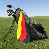 Deutsche Flagge Golfhandtuch (Gras)
