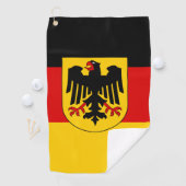 Deutsche Flagge Golfhandtuch (Insitu)
