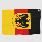 Deutsche Flagge Golfhandtuch (Horizontal)
