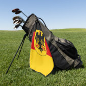 Deutsche Flagge Golfhandtuch (Gras)