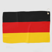 Deutsche Flagge Golfhandtuch (Horizontal)
