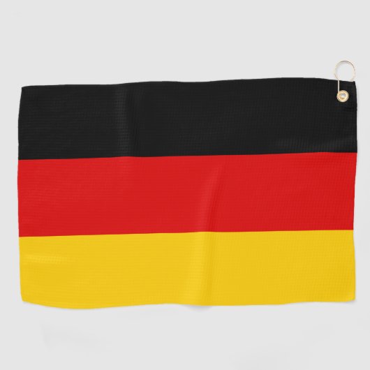 Deutsche Flagge Golfhandtuch (Horizontal)