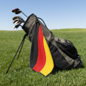 Deutsche Flagge Golfhandtuch (Gras)