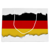 Deutsche Flagge Große Geschenktüte (Vorderseite)