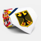 Deutsche Flagge Herzmuster Deutschland Nationalsto Krawatte (Gerollt)