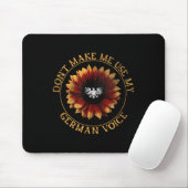 Deutsche Flagge _ _ Ich darf meine deutsche Stimme Mousepad (Mit Mouse)