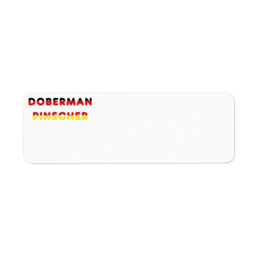 Deutsche Flagge im Namen des Doberman pinscher (Vorne)
