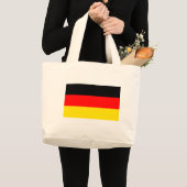 Deutsche Flagge Jumbo Stoffbeutel (Vorderseite (Produkt))