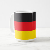 Deutsche Flagge Kaffeetasse (Vorderseite Links)