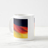 Deutsche Flagge Kaffeetasse (Vorderseite Links)