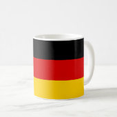 Deutsche Flagge Kaffeetasse (VorderseiteRechts)
