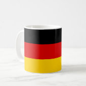 Deutsche Flagge Kaffeetasse (Vorderseite Links)