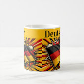 Deutsche Flagge Kaffeetasse. Kaffeetasse (Mittel)