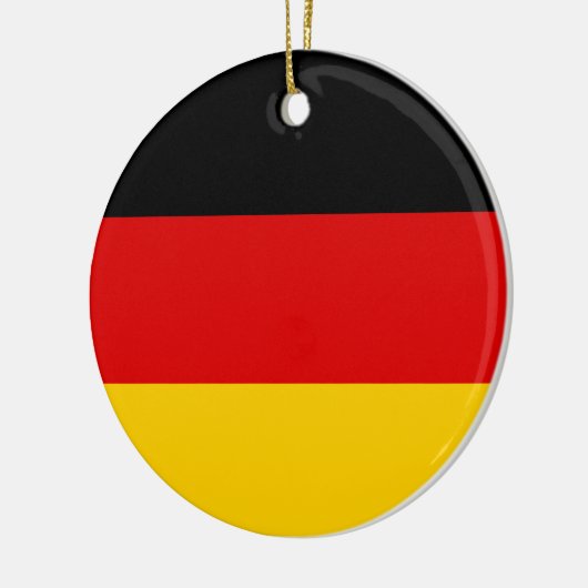 Deutsche Flagge Keramik Ornament (Links)