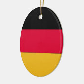 Deutsche Flagge Keramik Ornament (Links)