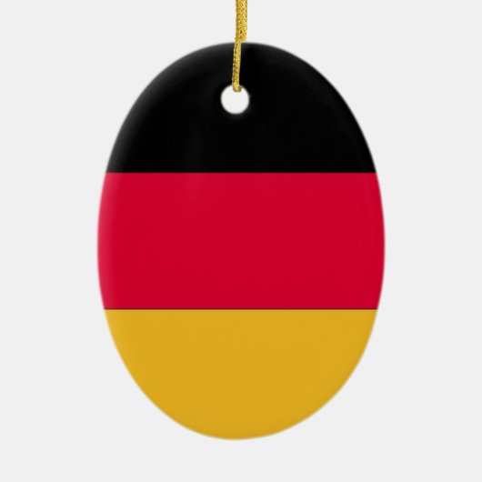 Deutsche Flagge Keramik Ornament (Vorne)