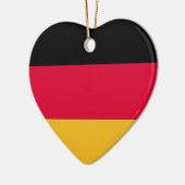 Deutsche Flagge Keramik Ornament (Links)
