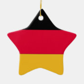 Deutsche Flagge Keramikornament (Vorne)