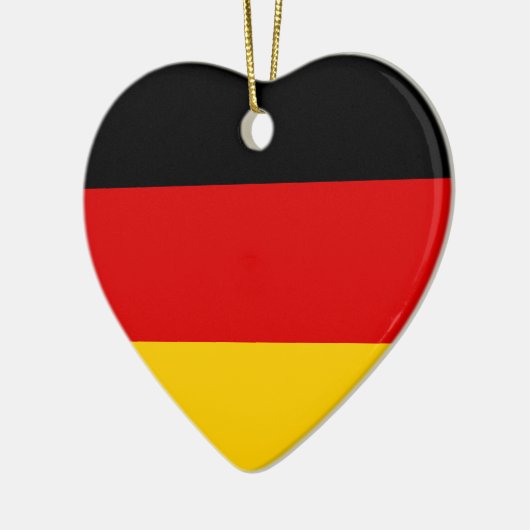 Deutsche Flagge Keramikornament (Links)