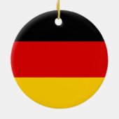 Deutsche Flagge Keramikornament (Hinten)