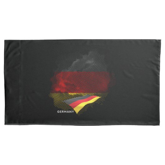 Deutsche Flagge Kissenbezug (Vorderseite)